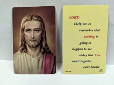 LORD Help me to remember that nothing is going to happen to me today Prayer Card picture
