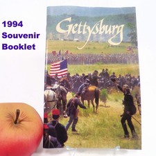 Gettysburg PA Souvenir Booklet 1994 Color Photos Maps 63 Pages 9x6 picture
