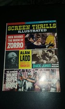 Screen Thrills magazine #9 1964 film Zorro Buck Jones Alan Ladd Tarzan Superman picture