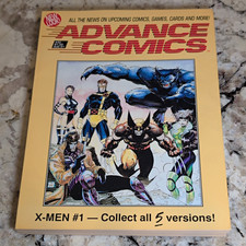 Vintage ADVANCE COMICS Catalog Lot of 18 Mid 1990s Capital City Distributor Book picture