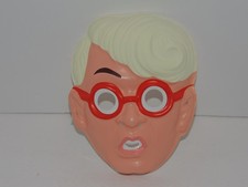VINTAGE BEN COOPER THE REAL GHOSTBUSTERS EGON SPENGLER HALLOWEEN MASK NEW 1986 picture