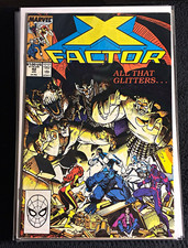 Marvel Comics X-Factor #42 1990 Direct Edition All That Glitters... Havok picture