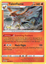 Talonflame 032/189 Rare DARKNESS ABLAZE Pokemon Near Mint picture