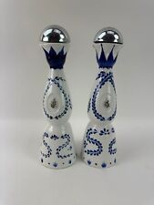 Lot Of 2 Clase Azul Reposado Agave Leaf Logo Tequila Empty Bottle 750ml Rinsed picture