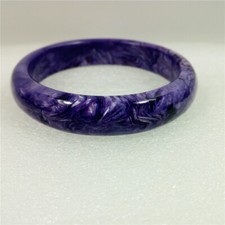 201ct ID55mm Top Quality Purple Charoite Gemstone Crystal Bracelet Chinesestyle picture