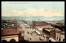 Postcard Hewitt Avenue, Everett, Washington picture