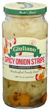 GIULIANO ONION STRIPS SPICY 16 OZ PACK OF 3 picture