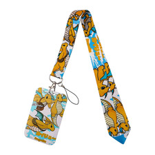 Pokemon Lanyard ID Badge Holder Dragonite Keychain Neck Strap Anime Gaming Charm picture