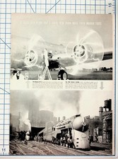 1938 Douglas DC-4 Maiden Flight 20th Century Limited Train Ephemera picture