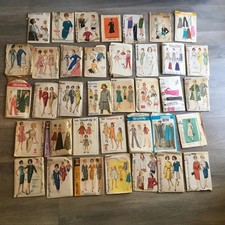 VTG Sewing Pattern Lot 30+ Simplicity McCalls Butterick Size 12, 14 50s 60s 70s picture