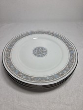 Set Of 4 Oxford Bone China Rendezvous Luncheon Plates picture
