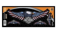 Harley-Davidson Bar & Shield Eagle Premium Rear Window Decals - 6 x 16 in. picture