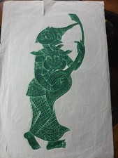 Authentic  Rice Temple Rubbing dated between  1960 and 1970. Authentic- Perfect  picture