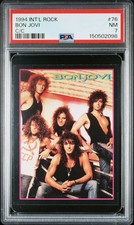 1994 INTERNATIONAL ROCK BON JOVI #76 PSA 7, POP 2, NONE HIGHER picture