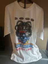 Geauga Lake Mind Eraser Vintage Roller Coaster Shirt Size XL New Ultra Rare picture