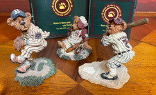 LOT of 3 Boyds Bears BASEBALL  Figures (2 boxes) picture