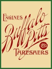 1893 Buffalo Pitts Threshers, New York NEW Metal Sign: 12x16