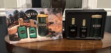 Vtg STETSON SIERRA  1.7ozCologne  1.5ozAfter Shave 2ozTalc Gift Set See Descript picture