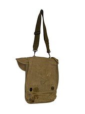 WW2 US Army M1938 Officers Canvas Map Case ‘KADIN 1942’ Dispatch Bag picture