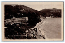Torquay England Postcard Hesketh Crescent Mead Foot Beach c1930's RPPC Photo picture