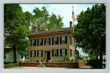 Springfield IL-Illinois, Abraham Lincoln's Home Outside Vintage Postcard picture