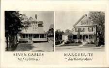 Bar Harbor ME McKay Cottages c1920s-30s Real Photo Vintage Postcard bhn picture