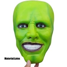 The Mask Green Face Mask Cosplay Halloween Party Costume Carnival Prop us picture