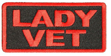 LADY VET PATCH - Color - Veteran Owned Business. picture