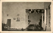 Nantucket Massachusetts MA The Skipper Ship Interior c1910 Vintage Postcard bhn picture