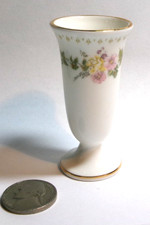 Bone China Wedgwood Miniature Mirabelle Trumpet Vase 2.5