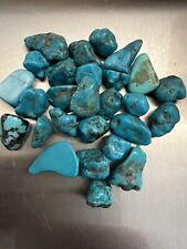 Natural Old Waterweb Southwest USA Turquoise Rough Stone Gem 50 Gram Lot A picture