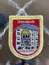 Goldenes Dachl Gold Roof Innsbruck Austria  Souvenir Woven Blue Patch Badge picture