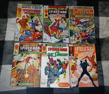 Lot of 12 Vintage Marvel Team-Up & Marvel Two-in-One Spider-Man Comics picture
