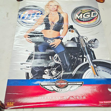 Miller 2003 Miller Lite & MGD Harley-Davidson 100th Anniversary Sponsor Poster picture