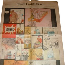 Vintage 1970s SZ am Faschingsende German Satire Newspaper Murschetz picture