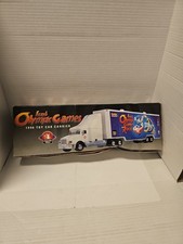 1996 IZZY'S OLYMPIC GAMES TOY CAR CARRIER TEXACO HAVOLINE picture