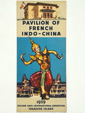 1939 Golden Gate Expo French Indo-China Pavilion Brochure Treasure Island GGIE picture