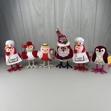 LOT 6 Target Walmart Spritz Christmas Valentine's Day Halloween Birds **READ** picture