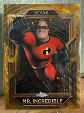 2025 Topps Pixar Gold Mr Incredible GOLD WAVE ETCH /75 #29 Incredibles picture