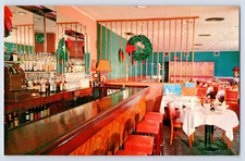 New York City NY NYC Old China W 52nd St Interior View Of Bar Vintage Postcard picture
