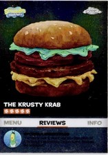 Krabby Patty #BB-3 Kelp Reviews Insert Topps Chrome SpongeBob 25th NM picture