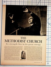 1940s Methodist Church History Article Ephemera John Wesley Dr. Mott Ads picture