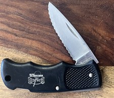 Cutco USA 1886 Serrated Lockback Pocket Knife Black ~TASKCo picture