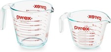 Pyrex Essentials (2-Pack) Glass Measuring Cups Set (1 & 2 Cup) picture