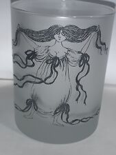 EDWARD GOREY METROPOLITAN OPERA ROCK GLASS THE MAD SCENE FROSTED LOW BALL GLASS picture