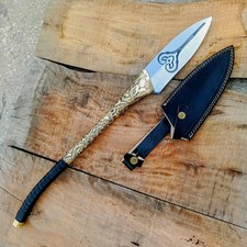 Handmade HellBoy 2 Spear of Prince Nuada The Golden Army Spear with Sheath picture