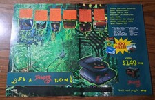 Atari Jaguar CD Promo Vintage Wall Art  Print Ad 16x11 1995 picture