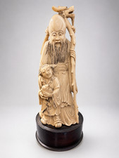 Chinese Carved Man Figure Statue picture