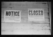 Photo:Omaha Nebraska 1938 Condemned House Notice Closed Board of Health picture