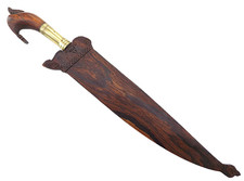 Antique Moro Barong Barung Phillipine Sword, Knife, Maker's Mark picture